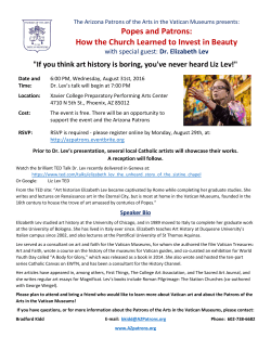 here - Patrons of the Arts in the Vatican Museums