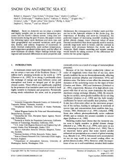 Snow on Antarctic sea ice