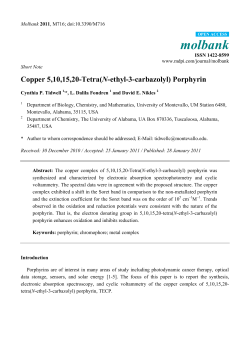 Copper 5,10,15,20-Tetra(N-ethyl-3-carbazolyl) Porphyrin
