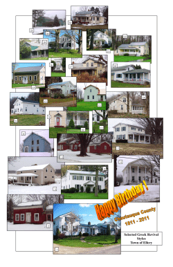 Greek Revival Homes in Ellery