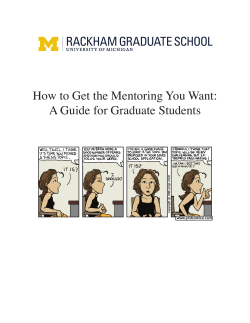How to Get the Mentoring You Want