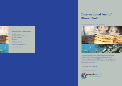 International Year of Planet Earth