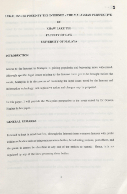 - University of Malaya