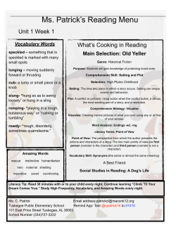 Old Yeller 2016 - Macon County Schools