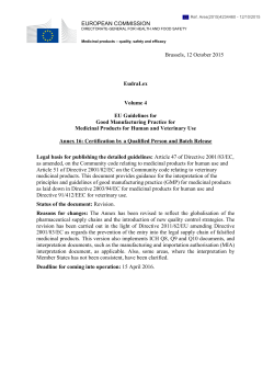 Final version sent to EC