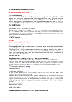 June 2016 at BFI Southbank events