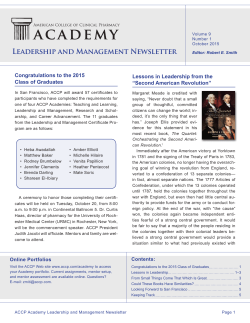 Leadership and Management Newsletter
