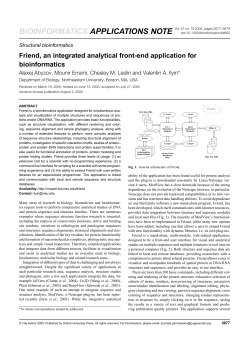 bioinformatics - Oxford Academic
