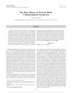 The Bone Disease of Preterm Birth: A Biomechanical