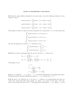 6-9 Using the angle addition formulas for sine and cosine, we get