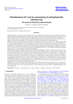 Simultaneous UV- and ion processing of astrophysically relevant ices