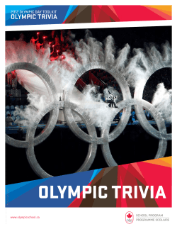 olympic trivia - WordPress.com