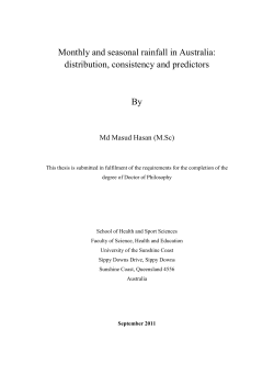 Chapter 4: Tweedie distributions for modelling monthly rainfall in