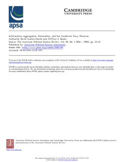 Information Aggregation, Rationality, and the Condorcet Jury