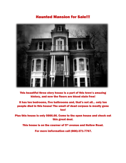Haunted Mansion for Sale!!!