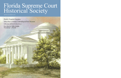 2014 Historical Review - Florida Supreme Court Historical Society