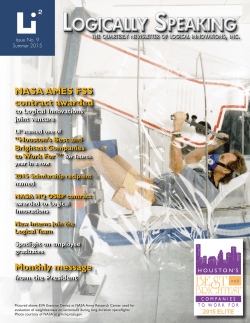 NASA AMES FSS contract awarded Monthly message NASA AMES