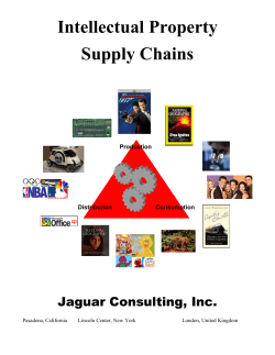 Intellectual Property Supply Chains