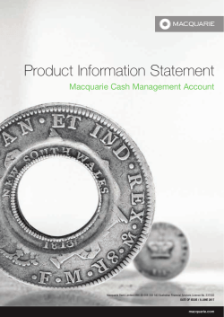 Product Information Statement
