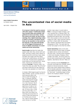 The uncontested rise of social media in Asia - Konrad