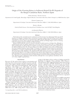 Origin of ore forming brines in sedimentary-hosted Zn