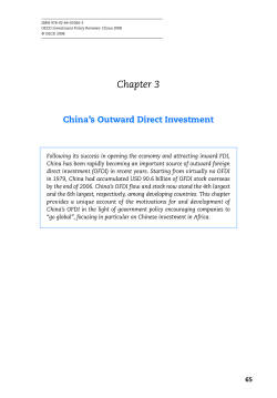 OECD Investment Policy Reviews &ndash; China 2008