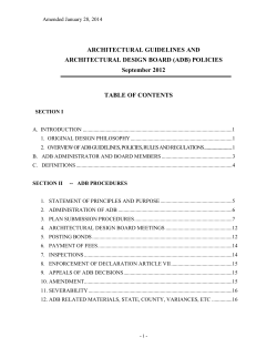 the plantation architectural design board
