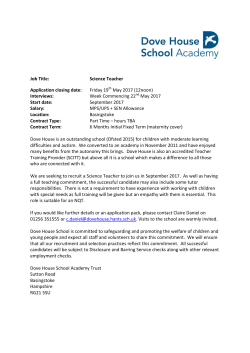 Science Teacher - Dove House School Academy
