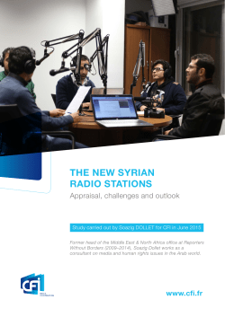 the new syrian radio stations