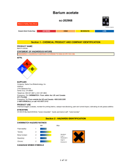 Barium acetate - Santa Cruz Biotechnology