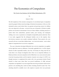 The Economics of Compulsion