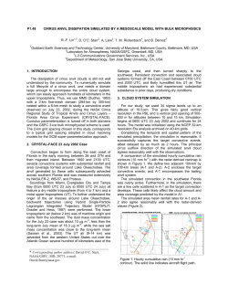 P1.48 CIRRUS ANVIL DISSIPATION SIMULATED BY A