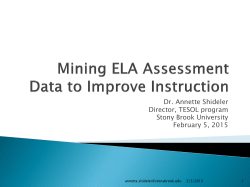 LIBERN-Mining ELA Data for ELLs_FINAL