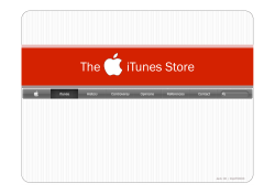 The iTunes Store - Secure Information Technologies