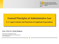 Principle of legal certainty