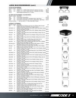 19 LARGE BEACONS/MINIBARS (cont .)