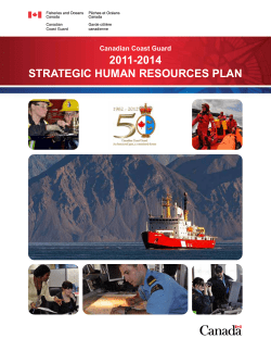 2011-2014 STRATEGIC HUMAN RESOURCES PLAN