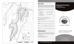 Bonyun Preserve brochure - Kennebec Estuary Land Trust