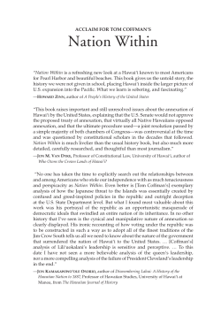 Nation Within: The Story of America`s Annexation of the Nation of