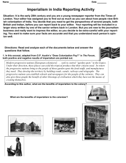 British Imperialism in India