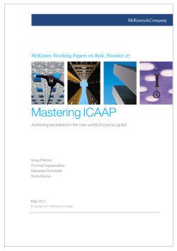 Mastering ICAAP