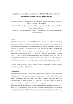 Sorption and desorption properties of a CaH2/MgB2/CaF2 Reactive