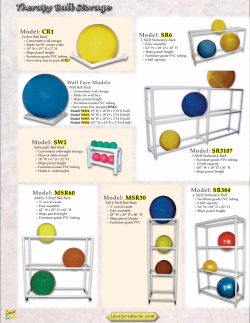 Therapy Ball Storage