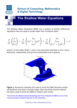 The Shallow Water Equations