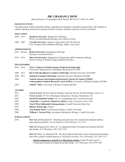 160909_CV_Graham Dow