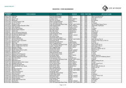 REGISTER - FOOD BUSINESSES