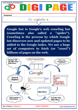 Google bot is Google`s web crawling bot (sometimes also called a