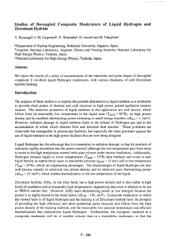 Studies of Decoupled Composite Moderators of Liquid Hydrogen