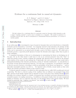 Evidence for a continuum limit in causal set dynamics