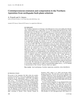 Contemporaneous extension and compression in the Northern